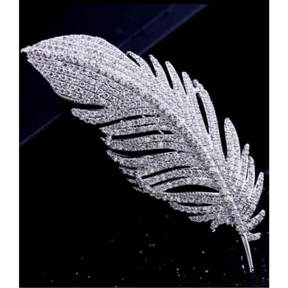 Feather Brooch